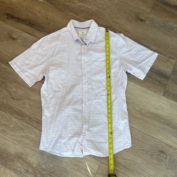 BRAX Men's Cotton Linen Slubyarn Modern Fit Button Up Shirt Size M - Picture 2 of 8